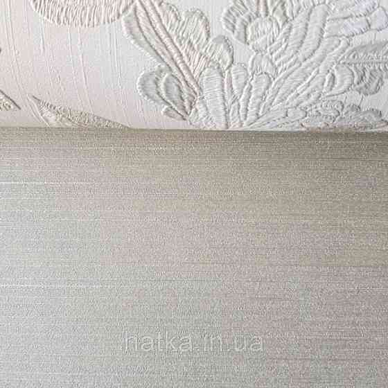 Шпалери вінілові на паперовій основі Sirpi Italian Silk 7 однотонні пісочний тонка золотиста смужка Київ