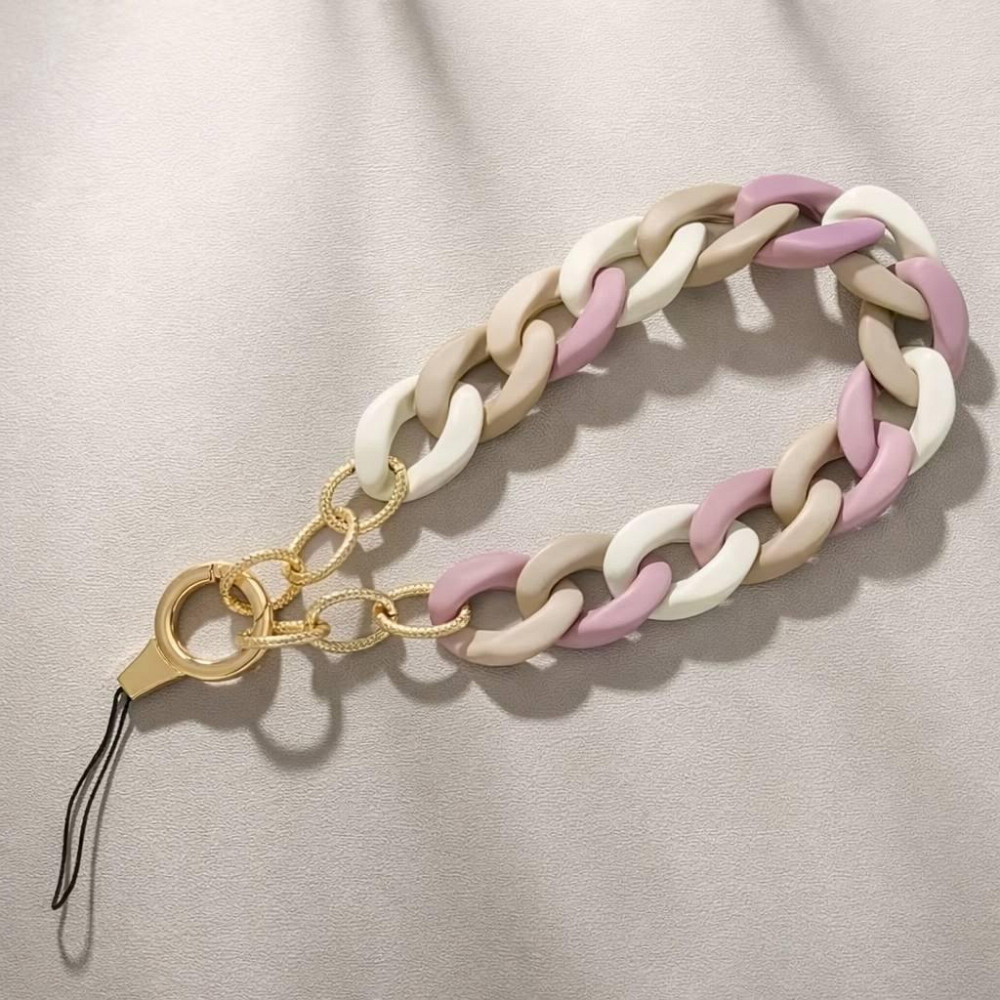 Ланцюжок для телефону 16 см акриловий, ремінець на руку для смартфона, брелок тримач Київ - фото 1