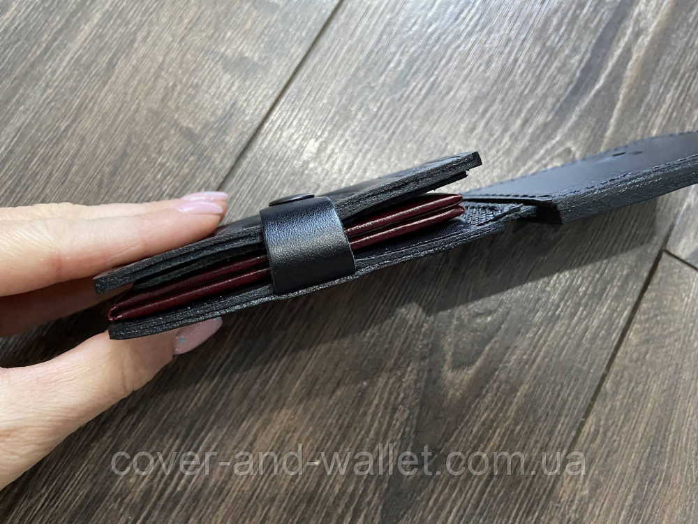 Обкладинка "Національна гвардія" на кнопці під жетон із натуральної шкіри преміум класу Київ - фото 8