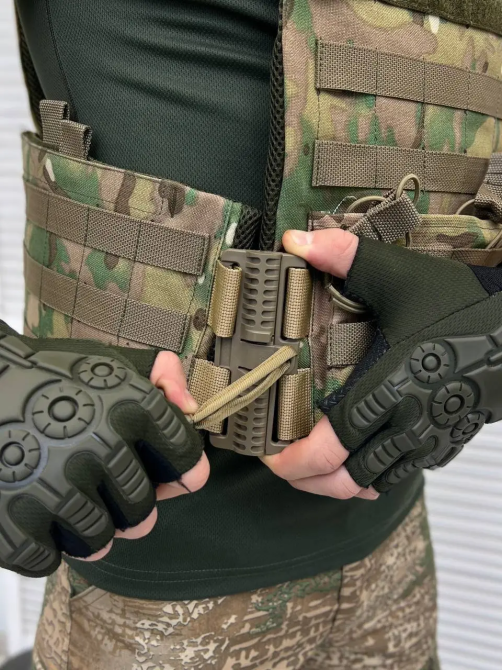 Тактическая плитоноска Cold с быстрым сбросом 10-3 без плит (Мультикам) Киев - изображение 5