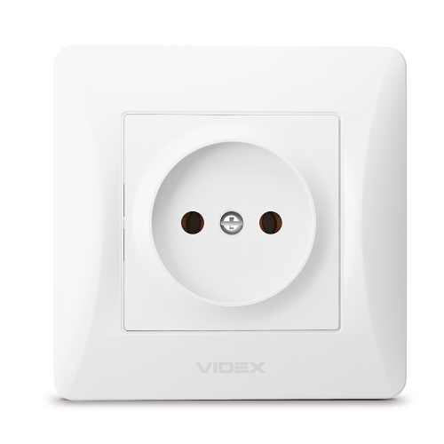 BINERA білий Розетка внутрішня 1-а Videx Житомир - фото 2