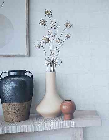 Шпалери вінілові на флізелін Marburg Floralia 1.06х10 лофт під бетон під штукатурку білі молочні 30516 Київ