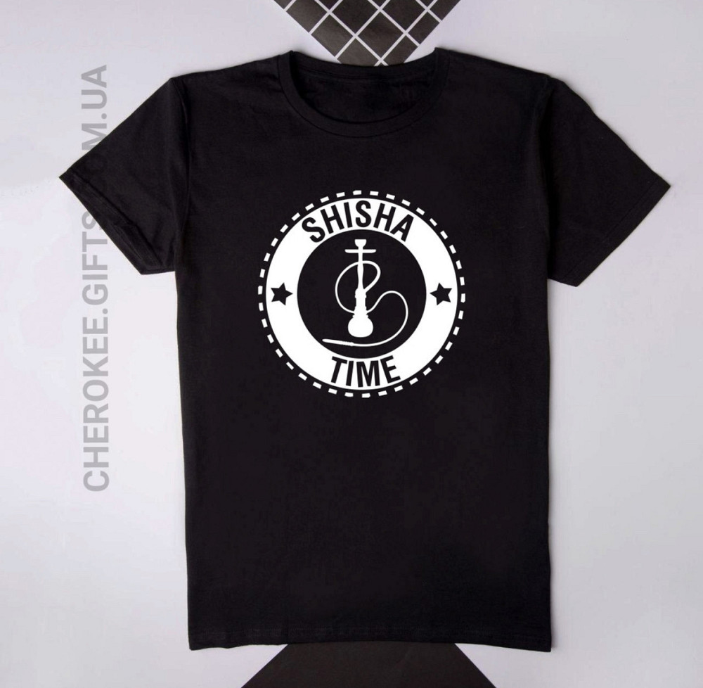 Чоловіча/Жіноча футболка для КАЛЬЯНШИКА — SHISHA TIME Чернівці - фото 1