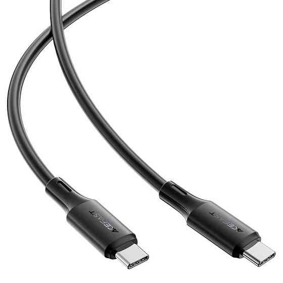 Кабель ACEFAST C17-03 USB-C to USB-C silicone charging data cable Black Одесса