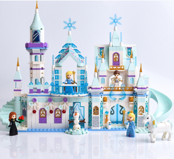 Великий дитячий конструктор замок Принцеса Frozen Princess палац Ельза для дівчаток ( 23502 ) Харків
