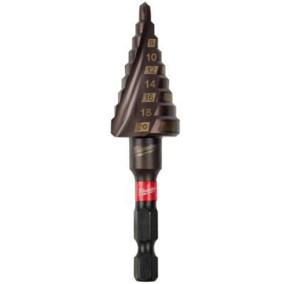 Сверло Milwaukee ступенчатое SHOCKWAVE Impact Duty, 4-20мм с шагом 2мм (48899263) Винница - изображение 1