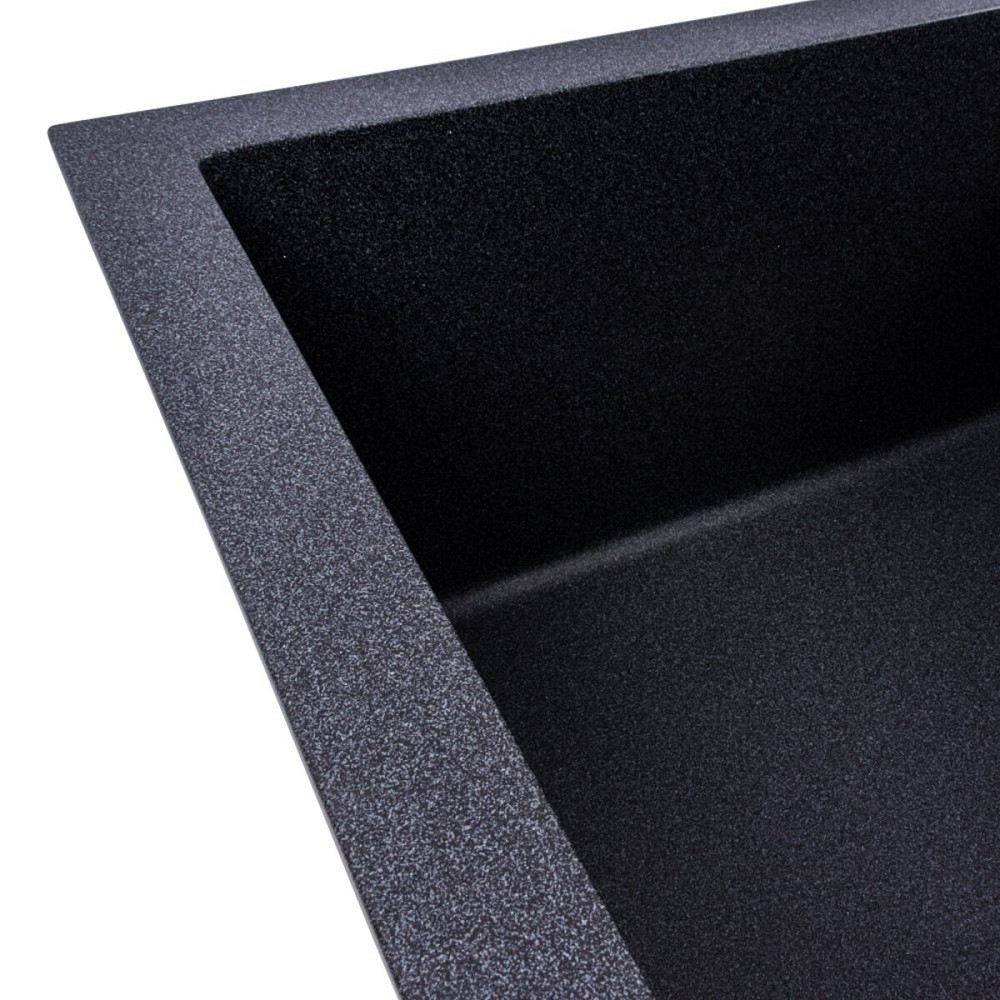 VALESO Гранітна мийка для кухні VALESO SOLID 7843 матова Карбон Киев - изображение 4