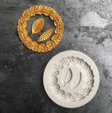 Молд силіконовий для квітів 83 мм сірий Київ - фото 4