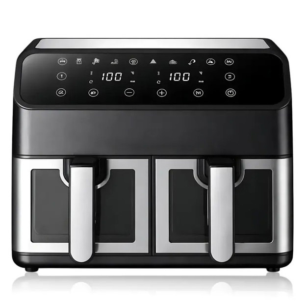 Аерогриль з подвійним кошиком Domotec MS-3226 4800 Вт 13л з регулюванням температури YT-55 Львів - фото 1