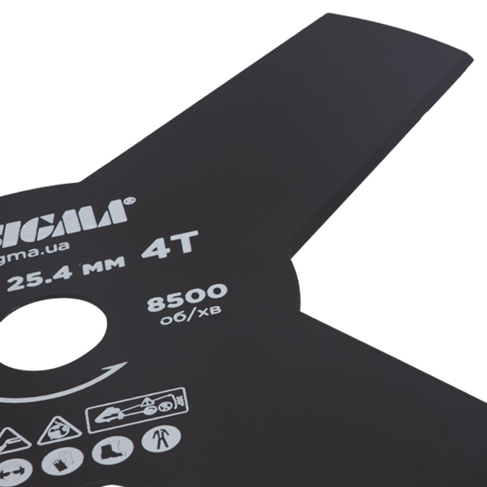 Sigma Нож для триммера Ø255×25.4мм 4Т SIGMA (5624321) Киев - изображение 5