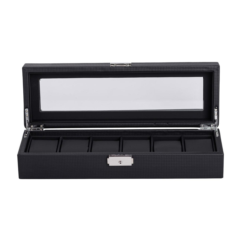 Yiwu Скринька для наручного годинника 35.5×11.5×8 см дерев'яна на 6 відсіки HP-5-8 Коломыя - изображение 3