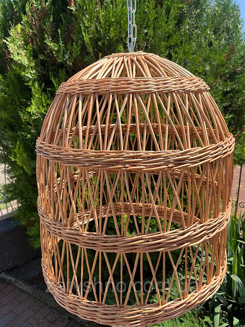 Люстра плетеная красивая кофейная Киев - изображение 5