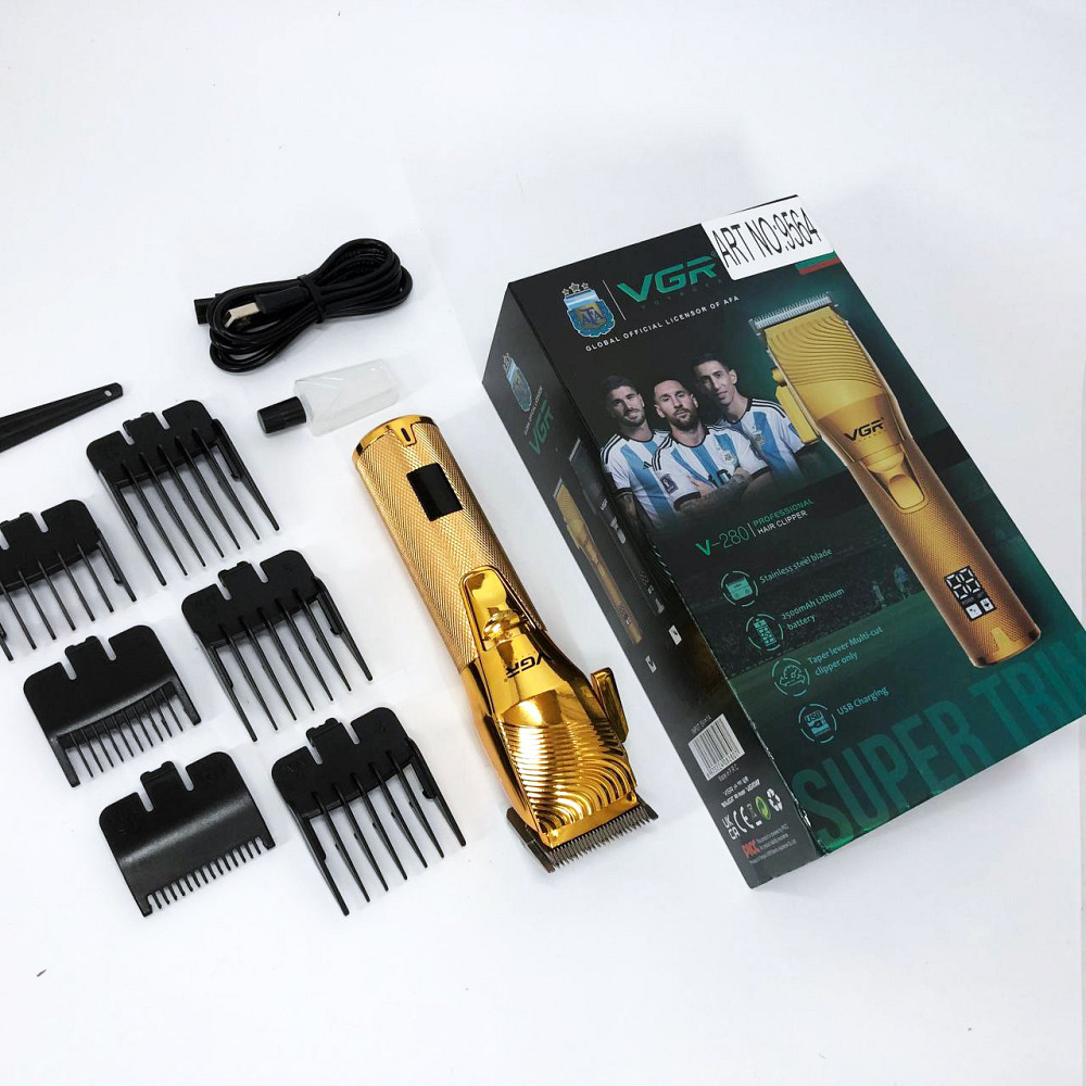Машинка для стрижки волосся з професійними ножами VGR, Набір для стрижки волосся на акумуляторі HW-24 Івано-Франківськ - фото 8