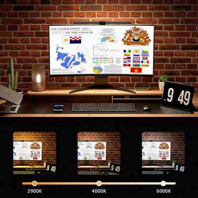 Настільна лампа Choetech Monitor backlight + Elesense backlight, 90+48 LED, 7W (E1132-GY) Вінниця