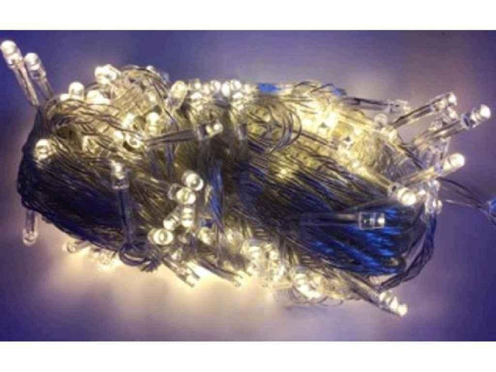 Гирлянда 300LED теплый белый, 15м. прозрачный провод 1130-07 ТМ КИТАЙ Solmir Киев - изображение 1