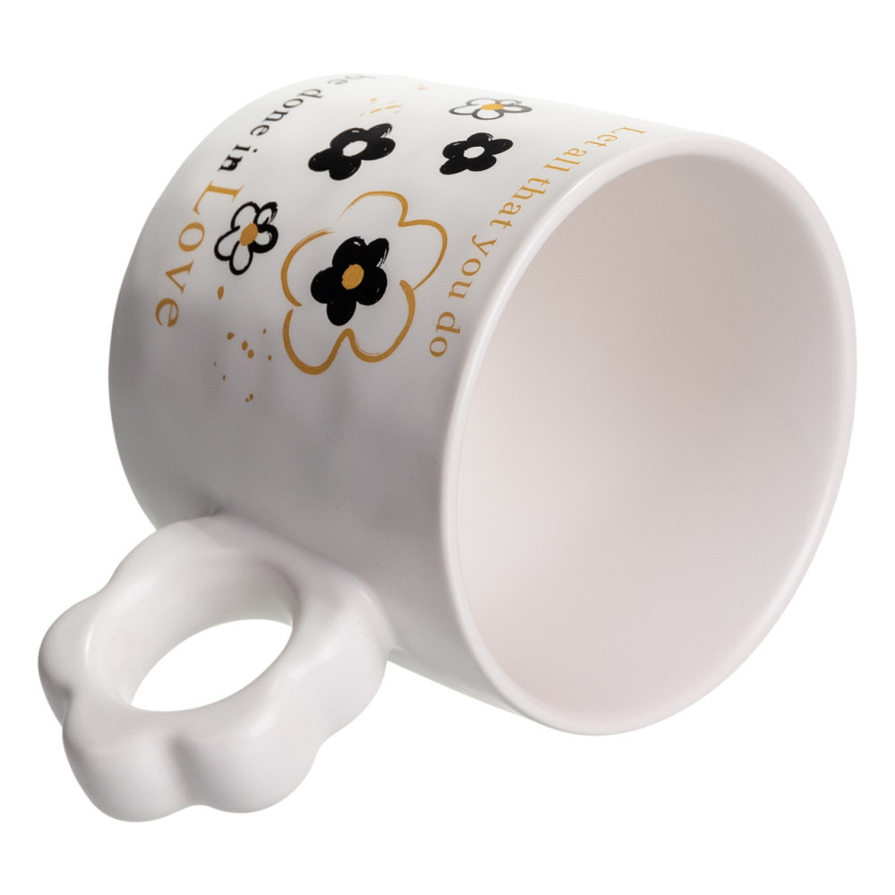 Yiwu Чашка для чаю та кави порцелянова 420 (мл) гарна оригінальна кружка на подарунок FM-14A Коломия - фото 2