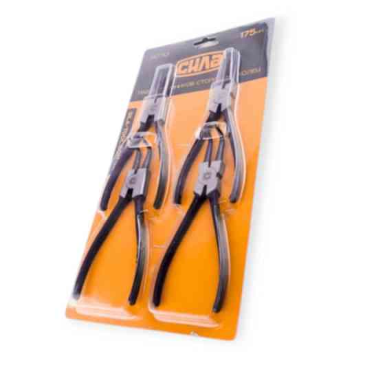 Набор съёмников стопорных колец 4шт 175 мм СЕГЕРА (блистер) Мукачево