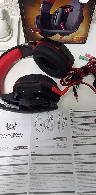 Ігрові навушники Kotion Each G2000 з мікрофоном і підсвіткою. Харків - фото 2