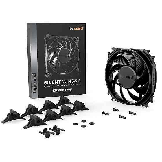Вентилятор be quiet! Silent Wings 4 120mm PWM Black (BL093) ( 26884 ) Харьков