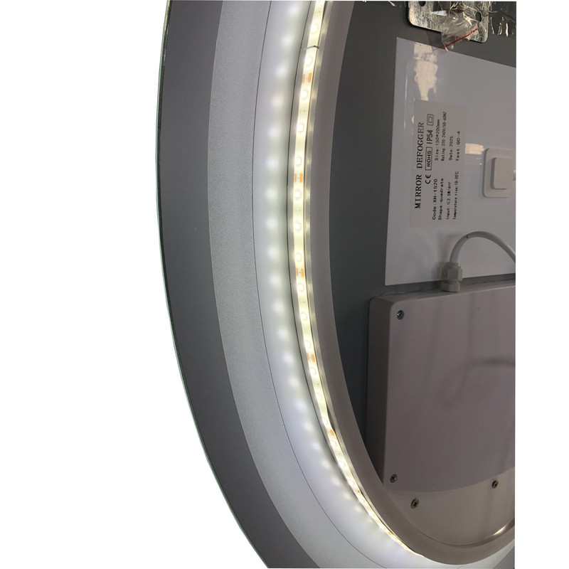 Дзеркало Zerix Fusion MV01-50x70 з LED Touch, Anti-fog, димером, регулятором яскравості (ZX6067) Київ - фото 2