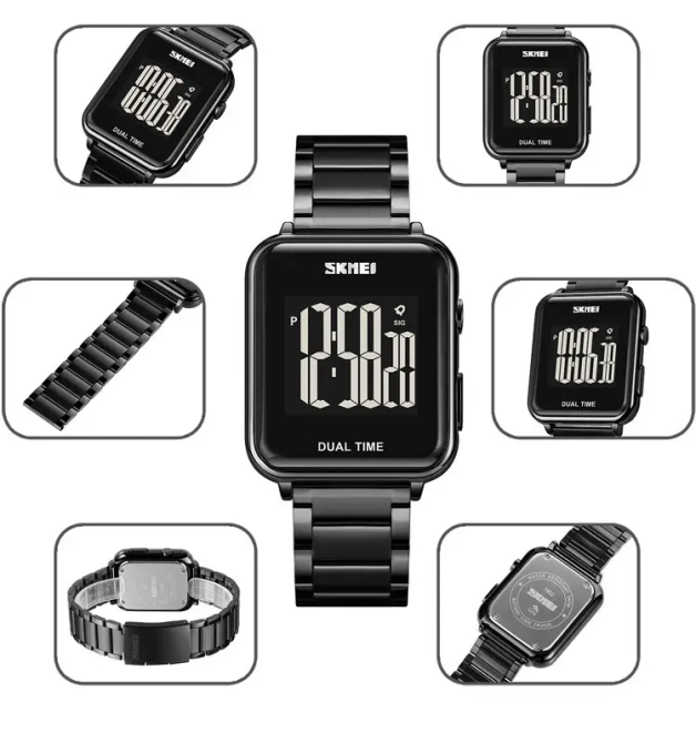 Чоловічий наручний класичний годинник Skmei 1852 (Чорний) Київ - фото 10