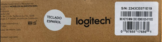 Клавиатура беспроводная Logitech MX Keys Mini For Business Wireless Illuminated US Graphite Киев