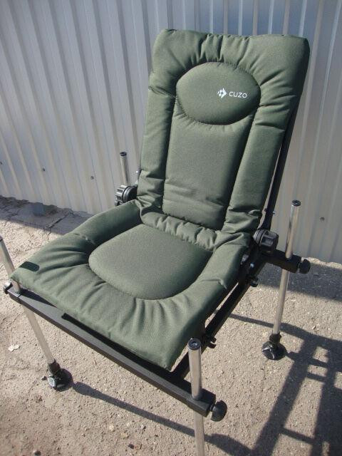 Кресло Фидерное (Карповое) М-Elektrostatyk F3 CUZO (Нагрузка до 120 кг) Зеленый Нововолынск - изображение 4