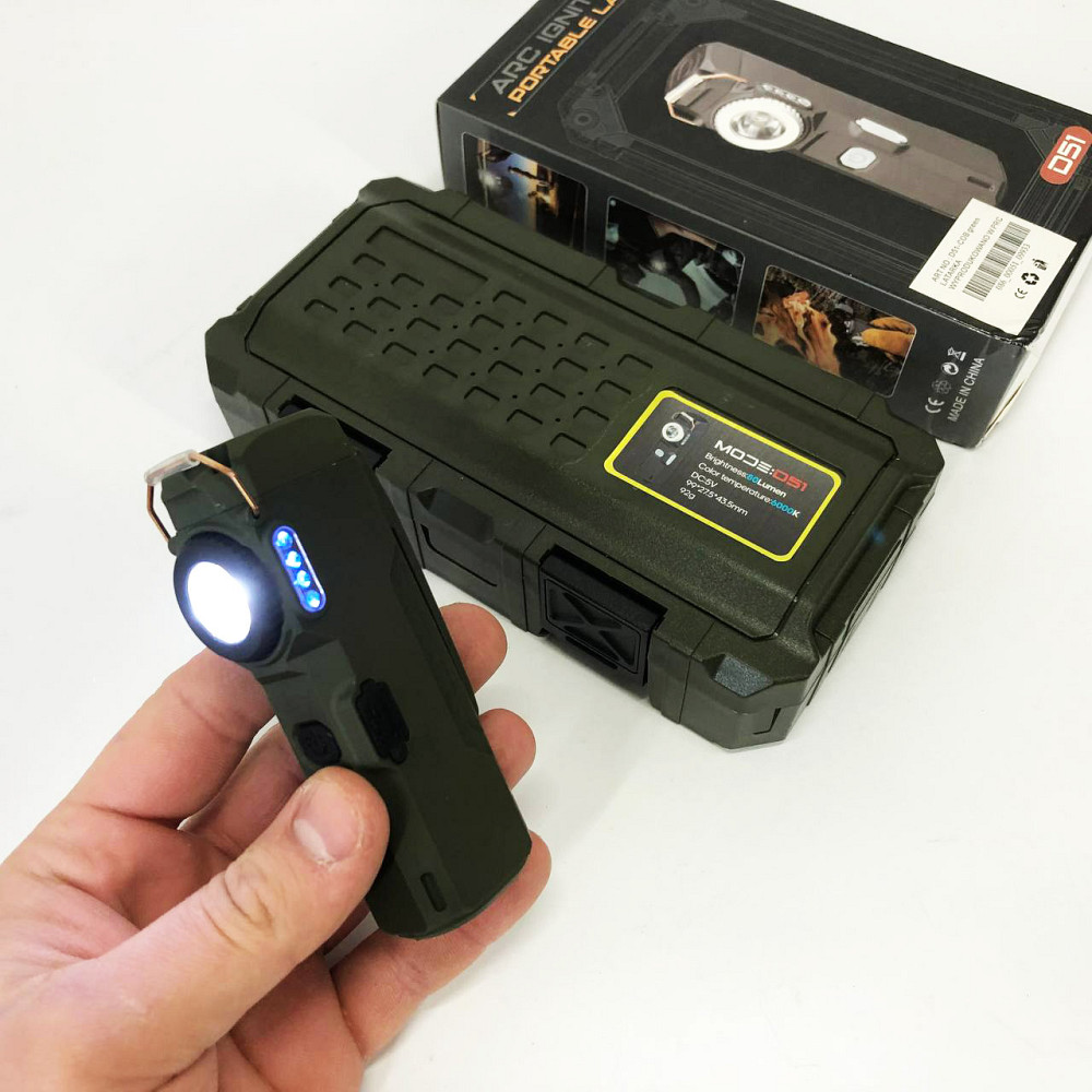 Необычная электрическая зажигалка, Аккумуляторная электро зажигалка USB с индикатором заряда AV-74 Львов - изображение 4