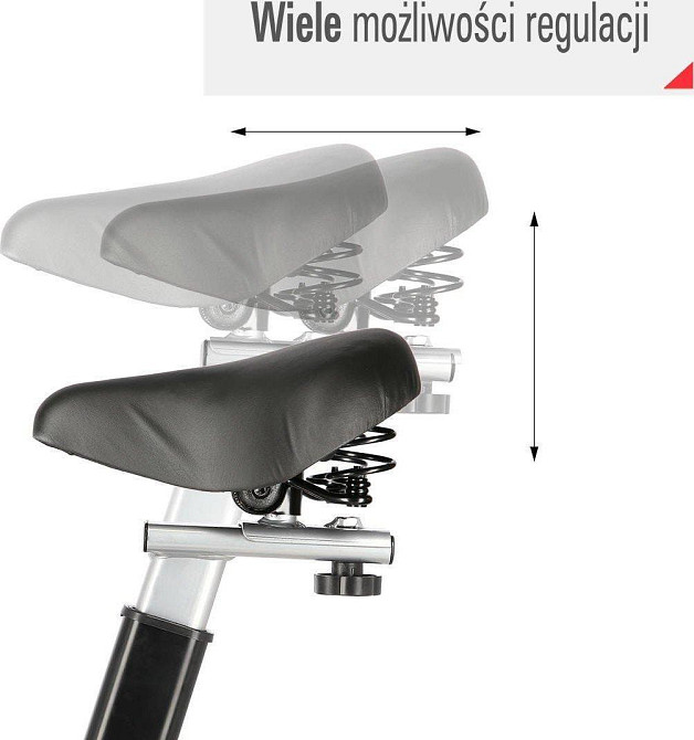 Велотренажер спиннинговый механический HMS SW2501 One Fitness синий Киев - изображение 9