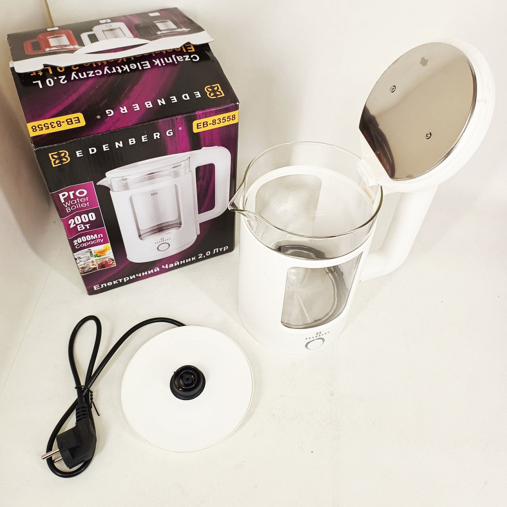 Электрический чайник с индикатором включения, Чайник для закипания воды, Электрочайник с защитой ZG-50 Львов - изображение 6