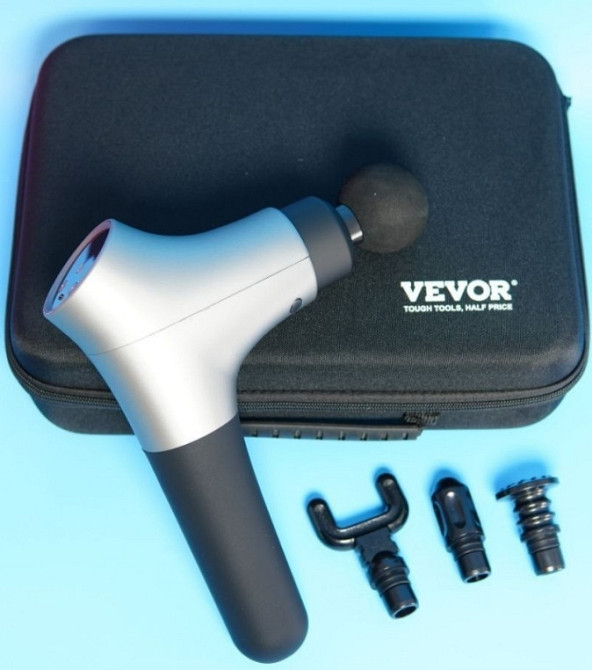 Электрический перкуссионный массажер для мышц VEVOR, 12 В, 2500 мАч, 6. Харьков - изображение 2