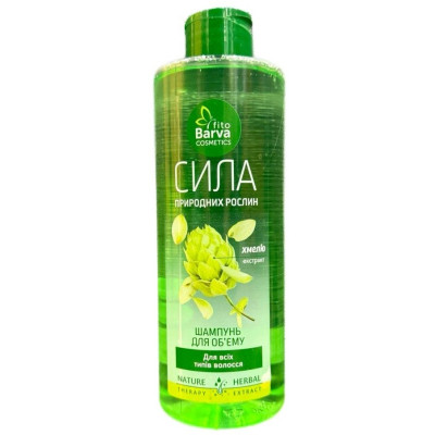 Шампунь Fito Barva Для всіх типів волосся 2в1 Екстракт хмелю 400 мл (3800237460137) Вінниця - фото 1