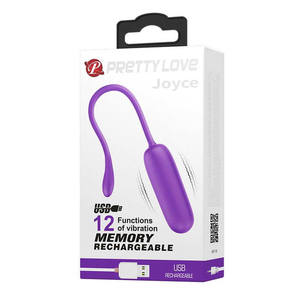 Вибратор-яйцо Pretty Love Joyce фиолетовое, 2.2 х 6.5 см Sex Aura Киев - изображение 8