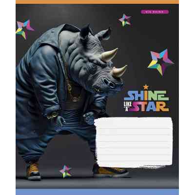 Зошит Школярик Dance star 18 аркушів лінія (018-3276L) Вінниця