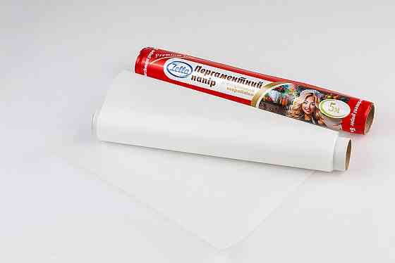 Пергамент для випікання (5 м*28 см) Zella білий силіконовий (1 рул) Харків