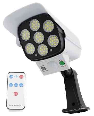 Вуличний ліхтар з сонячною панеллю у вигляді камери JLP-2178 / 77SMD / 7728 Дніпро