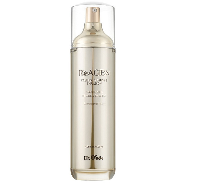 Антивікова емульсія з золотом та пептидами ReAGEN Callus Repairing Emulsion Dr. Oracle 120 мл Вінниця - фото 1