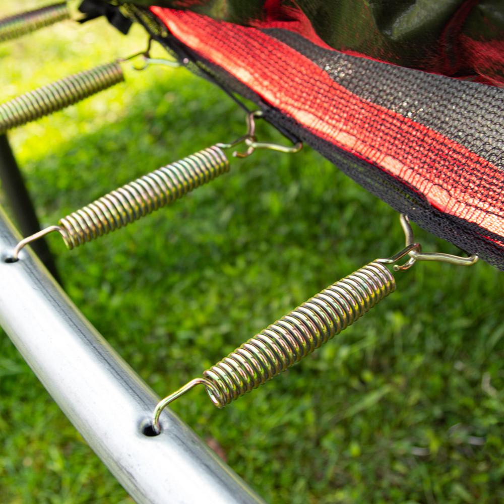 Батут inSPORTline Flea PRO з внутрішньою сіткою 305 см чорний Київ - фото 7