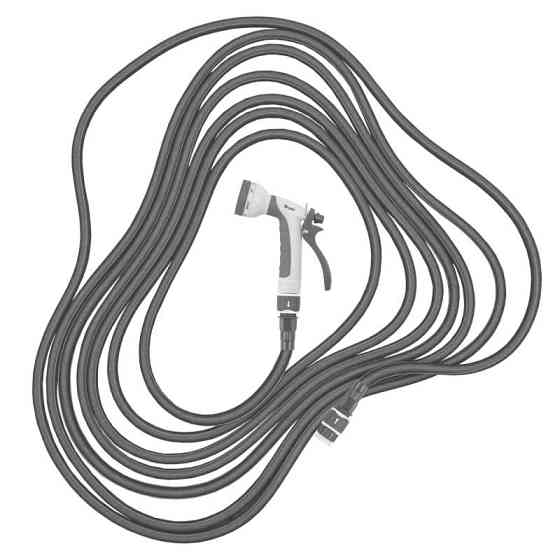 Шланг растягивающийся 6-12 м серый, Bradas Польша Одесса