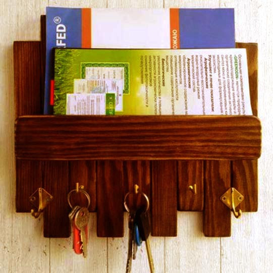 Ключниця дерев'яна "Дувр" латте Миколаїв - фото 1