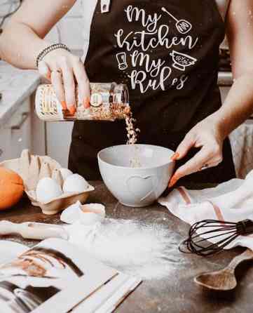 Фартух My Kitchen My Rules (Чорний) Вінниця