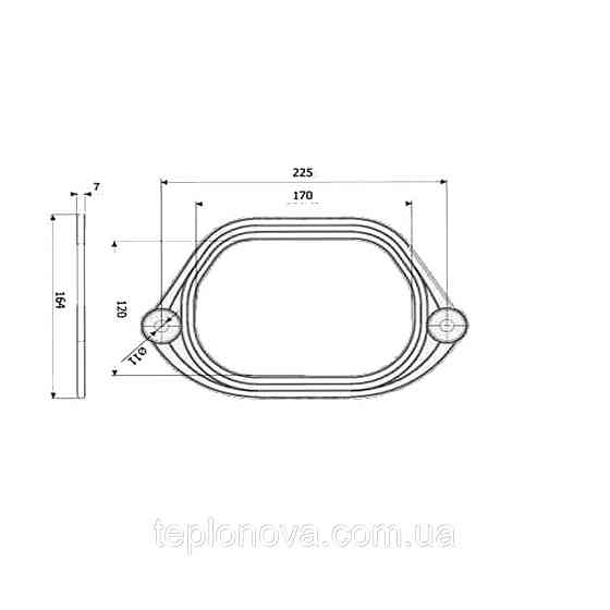 Ремкомплект для бака компакта K.K.POL тип Е, АКС/520 (350/K/005-00-K0) Чернівці