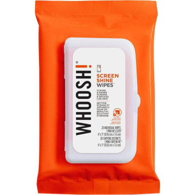 Салфетки Whoosh! Screen Shine 20 WIPES 10х7cm + 1microfiber 14х14cm (1FG20WPENFR) Винница - изображение 1