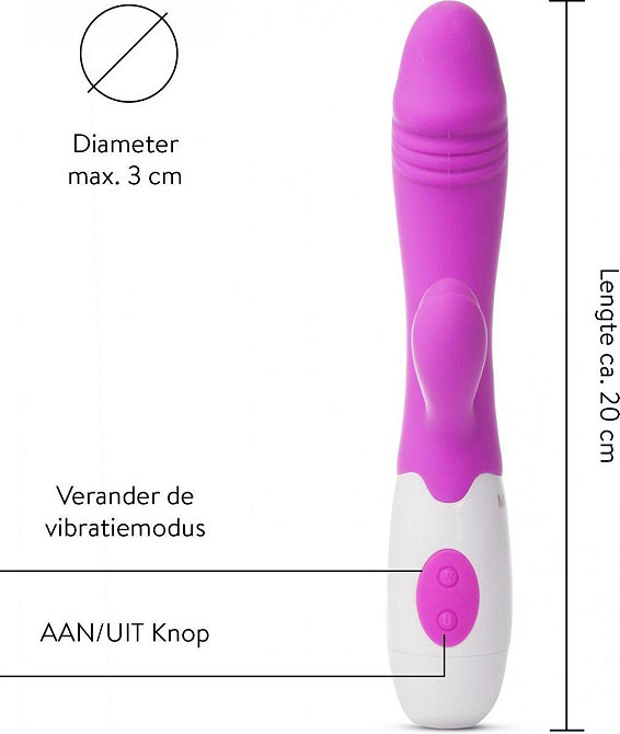 Вибратор MOQQA SKIPPER Tarzan для женщин - стимуляция клитора и точки G - розовый из Германии Днепр - изображение 8