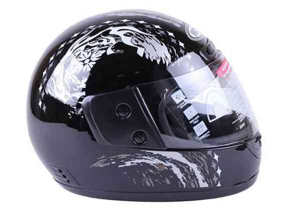 Шлем мотоциклетный интеграл MD-А105 (черно-серый глянцевый, size L) Мукачево