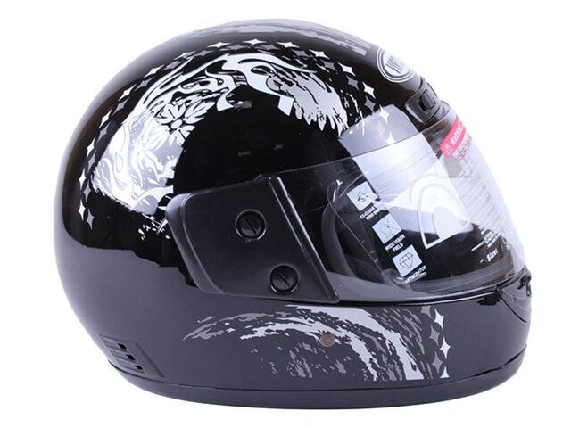 Шлем мотоциклетный интеграл MD-А105 (черно-серый глянцевый, size L) Мукачево - изображение 3