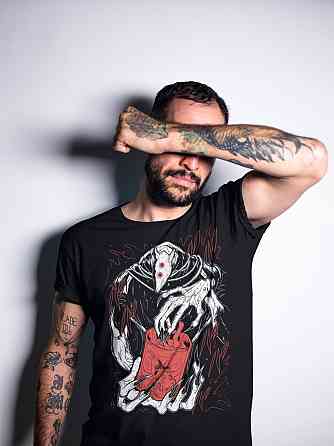 Футболка для мальчика аниме Промисед Неверланд Аниме Хеавй оверсайз (рост от 165 до 180 ) Черний AnimeJ0460m Днепр