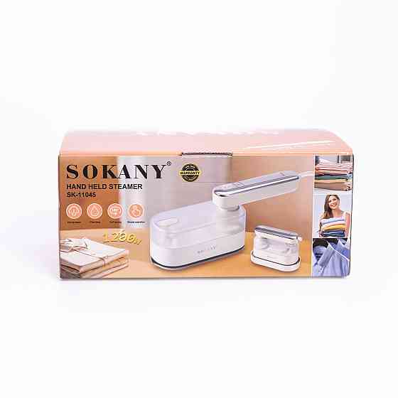 Парова праска Sokany 1200 Вт, біла Київ