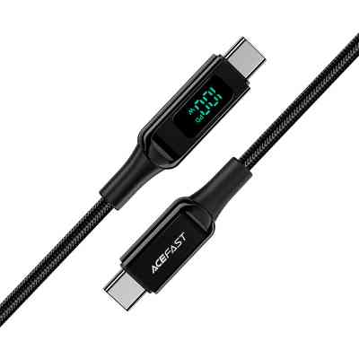 Дата кабель USB-C to USB-C 2.0m 100W with display C6-03 Acefast (6974316281054) Вінниця
