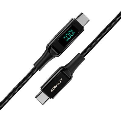 Дата кабель USB-C to USB-C 2.0m 100W with display C6-03 Acefast (6974316281054) Винница - изображение 1